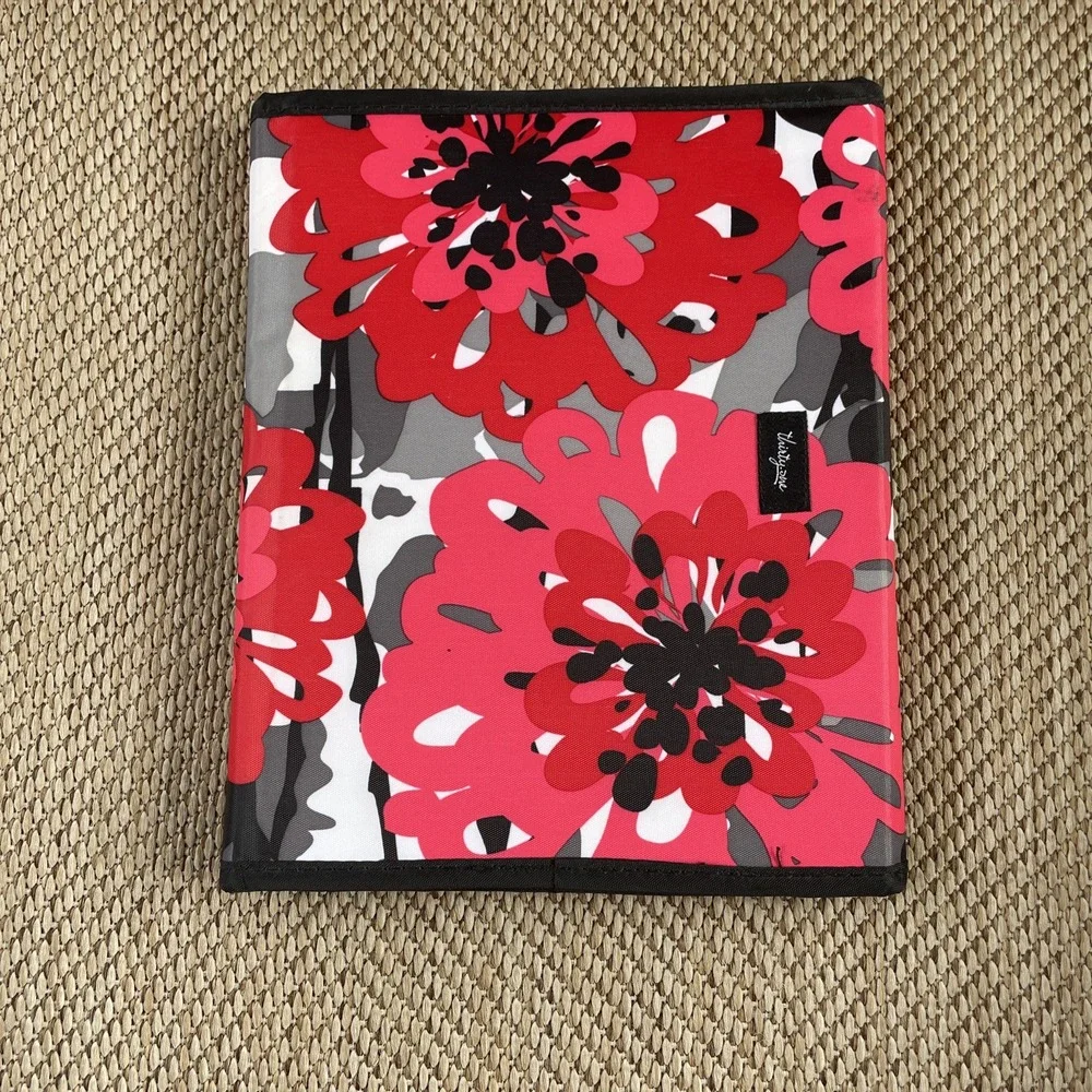 THIRTY ONE Fold It Up Organizer BOLD BLOOM Tri-Fold iPad  Tablet Case